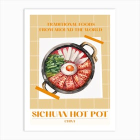 Sichuan Hot Pot China 2 Foods Of The World Art Print