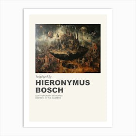 Museum Poster Inspired By Hieronymus Bosch 1 Art Print