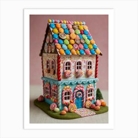 Gingerbread House Art Print