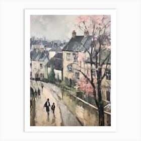 Stow On The Wold (Gloucestershire) Painting 5 Art Print