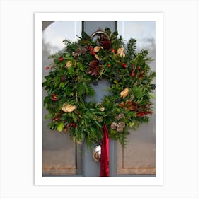 Christmas Wreath Art Print