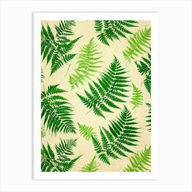 Pattern Poster Walking Fern 4 Art Print