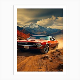 nature cars art Art Print