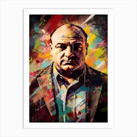 Gangster Art Tony Soprano The Sopranos 4 Art Print