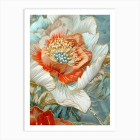 Chinese Embroidery 73 Art Print