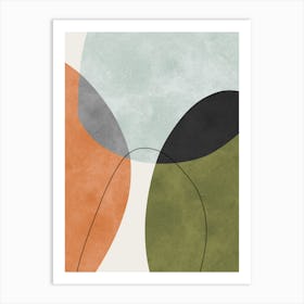 Watercolor expressionism 5 Art Print