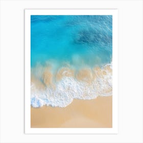 Aerial View Of A Beach 81 Art Print