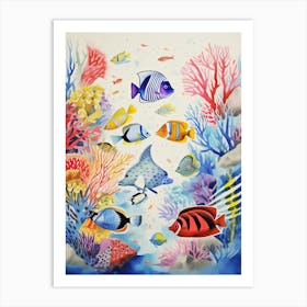 Coral Reef 1 Art Print