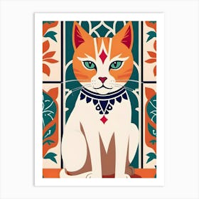 Majestic Feline Charm Art Print