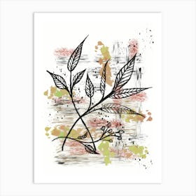 Leaves 1 Art Print