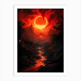 Abyss Hell Art Print