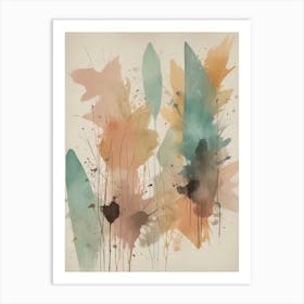 Abstract Watercolor Painting 42 Art Print