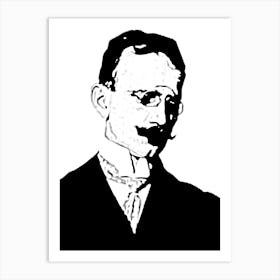 Fritz Pfleumer Black In White Art Print