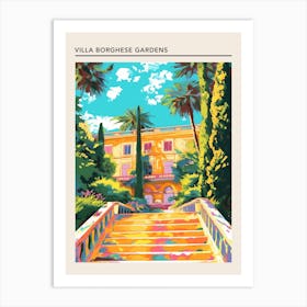 Villa Borghese Gardens Rome 2 Art Print