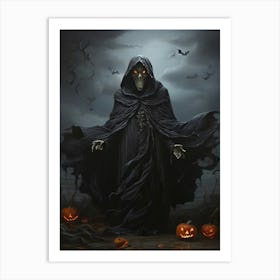 Gloomy Ghoul Art Print