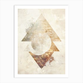 Poster Geometrical Abstraction Illustration Art 01 Art Print