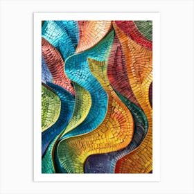 Mosaic Art 2 Art Print