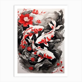 Koi Fish Painting 1 Art Print