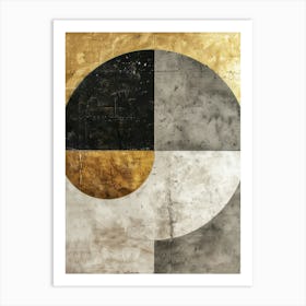 'Black And Gold' 1 Art Print