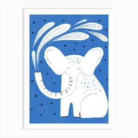 Elephant Children's Art Print