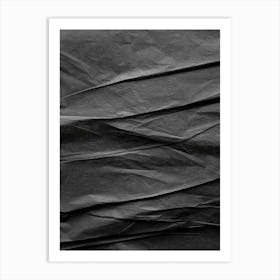 Black Paper Mountains Art Print