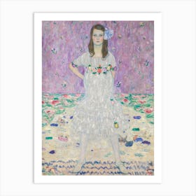 Mäda Primavesi Gustav Klimt, junges Mädchen pastel Malerei Art Print