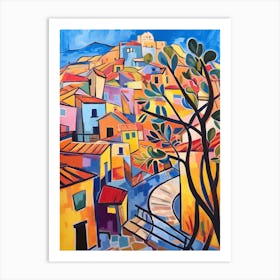 Cartagena Spain 2 Fauvist Painting Art Print