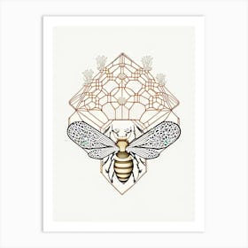 Drones Beehive 2 William Morris Style Affiche