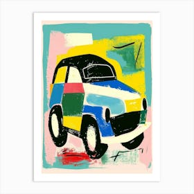 Car Print Style Abstract Art Print