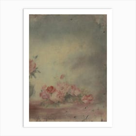 Roses In A Vase Art Print