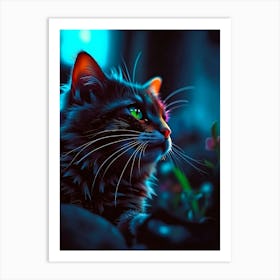 Feline Creative Cat Illustration 49 1 Art Print