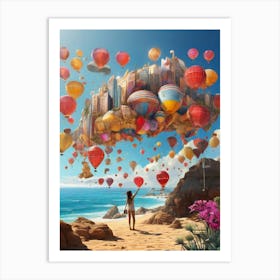 Hot Air Balloons 1 Art Print