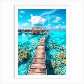 Maldives Art Print