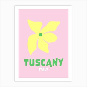 Tuscany Pink Art Print