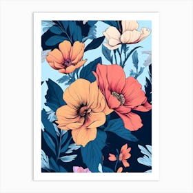 Floral Pattern 27 Art Print