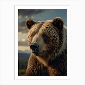 Grizzly Bear 3 Art Print