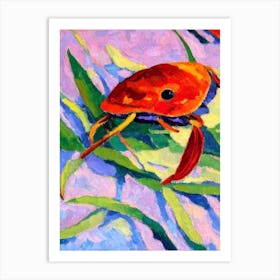 Velvet Crab Matisse Inspired Art Print