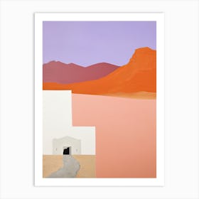 Dasht E Lut   Iran, Contemporary Abstract Illustration 4 Art Print