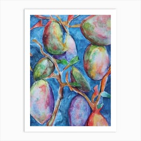 Mango Classic Fruit Art Print