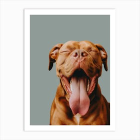 Happy Dog Art Print