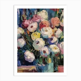 Flowers In A Vase 3 Art Print