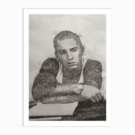 Eminem By Person 1 Art Print