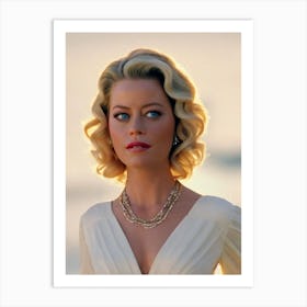 Elizabeth Banks Retro Collage Movies Art Print