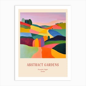 Colourful Gardens Rosendals Trdgrd Sweden 2 Red Poster Art Print