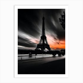 Sunset In Paris 5 Art Print