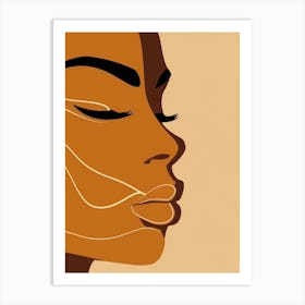 Portrait Of A Woman 636 Art Print