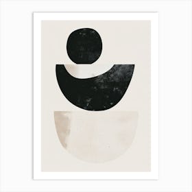 Mandalay Stone Park Bauhaus Minimalist Art Print