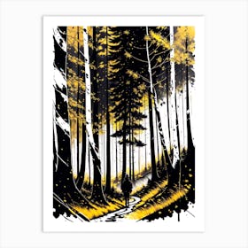 Walk In The Woods 14 Art Print