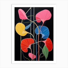 Sweet Pea 1 Hilma Af Klint Inspired Flower Illustration Art Print