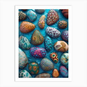 Painted Rocks Art Print